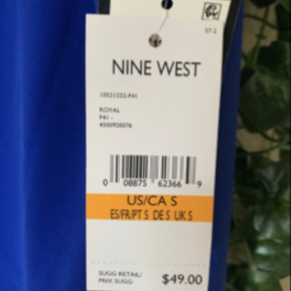 Royal Blue Nine West Top - Picture 3 of 4